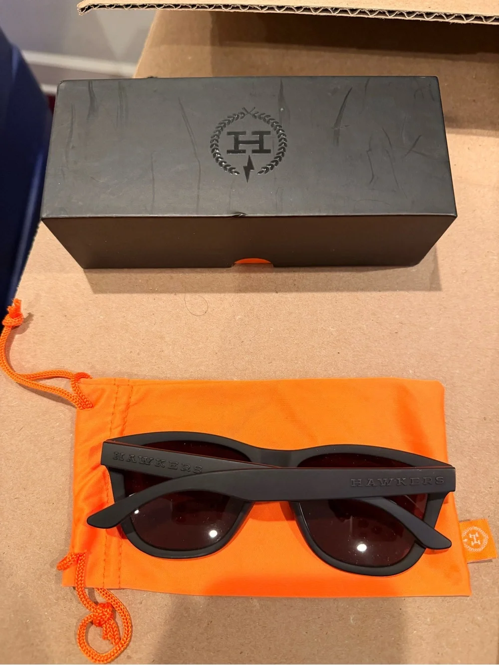 Men's Matte Black Sunglasses with Polarized Lenses